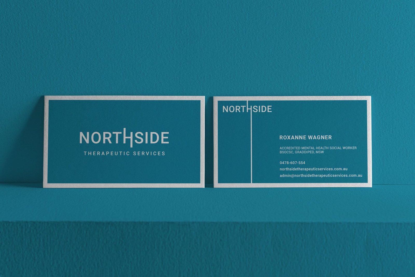 Business card design portfolio example