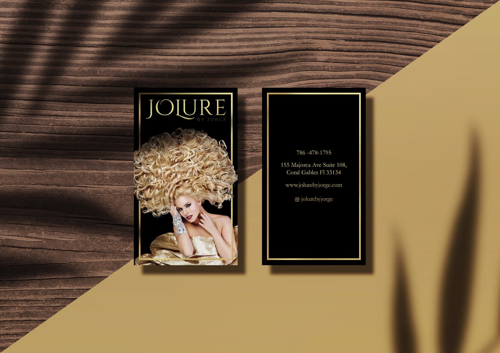 Luxury business card design