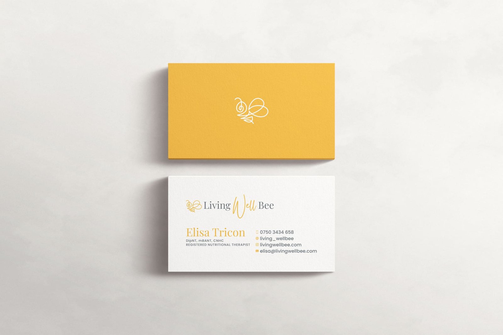 Business card design style reference